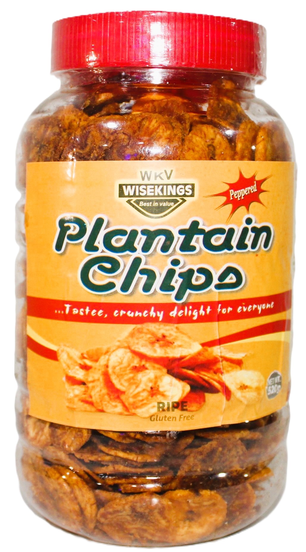 Ripe Plantain Chips 520g Jar